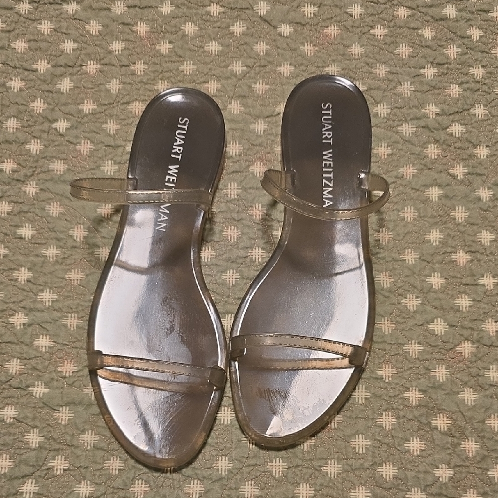 Stuart Weitzman Metallic Sandals